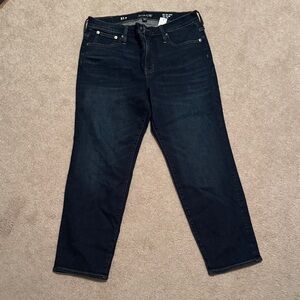 J. Crew Women's Dark Blue Straight Leg Jeans
